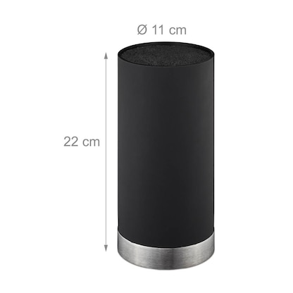 Artikelbild 4 für relaxdays Messerblock schwarz, 1 St., Artikelnummer 473221