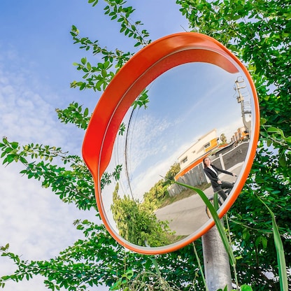 Artikelbild 4 für relaxdays Verkehrsspiegel Durchmesser 43,0 cm, Artikelnummer 521371