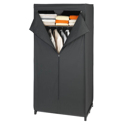 Artikelbild für WENKO Stoffschrank Deep Black, 43821020100 schwarz 75,0 x 50,0 x 160,0 cm, 1 St., Artikelnummer 811507