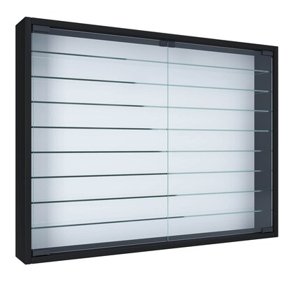 Artikelbild 3 für VCM my home Mandosa XXL Hängevitrine schwarz 8 Fachböden, Artikelnummer 911927