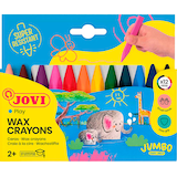 Artikelbild 1 für JOVI Jumbo Easy Grip Wachsmalstifte farbsortiert, 12 St., Artikelnummer 321769