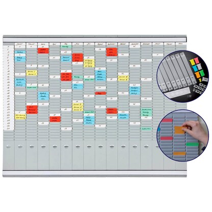 Artikelbild 2 für FRANKEN Stecktafel 100,8 x 78,3 cm 16 Spalten, Artikelnummer 533442