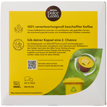 Artikelbild 6 für NESCAFÉ DOLCE GUSTO® Grande Generous & Round Kaffeekapseln, mild, 16 Stück, Artikelnummer 613352
