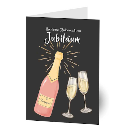 Artikelbild für LUMA Jubiläumskarte Hochzeit LU DINA4 15 DIN A4, 1 St., Artikelnummer 820039