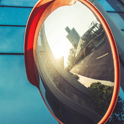 Artikelbild 5 für relaxdays Verkehrsspiegel Durchmesser 43,0 cm, Artikelnummer 521371