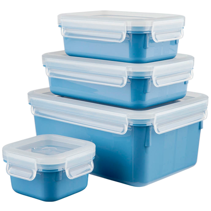 Artikelbild für emsa Frischhaltedosen-Set CLIP & CLOSE blau 0,2/0,55/0,8/2,2 l, 1 Set, Artikelnummer 477287