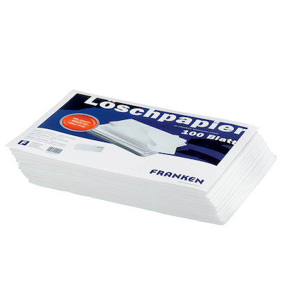 Artikelbild 2 für FRANKEN Löschpapier für Tafellöscher, 100 Blatt, Artikelnummer 536298