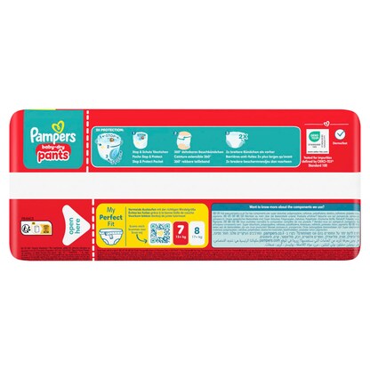 Artikelbild 4 für Pampers® Windeln baby-dry™ BIG PACK Gr. 7 (15+ kg) für Kids und Teens, 38 St., Artikelnummer 585347