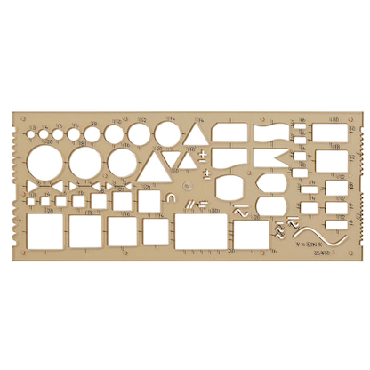 Artikelbild 4 für KOH-I-NOOR Zeichenschablonen-Set Elektro transparent, Artikelnummer 909919