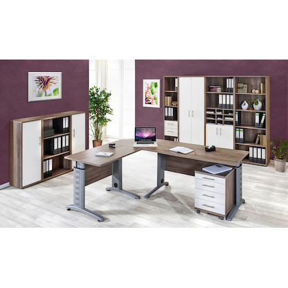 Artikelbild 4 für MÖBELPARTNER Aktenregal Amatis trüffeleiche 65,0 x 34,0 x 111,0 cm, 1 St., Artikelnummer 481721