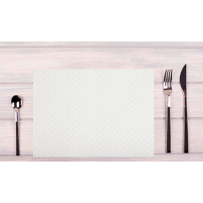 Artikelbild 3 für PROnappe Platzsets Tiss Lack weiß 30,0 x 40,0 cm, 500 St., Artikelnummer 348098