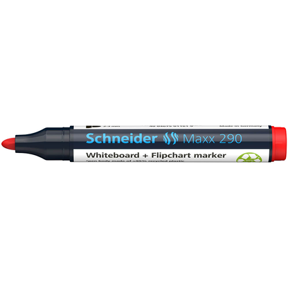 Artikelbild 5 für Schneider Maxx 290 Whiteboard- und Flipchart-Marker rot 2,0 - 3,0 mm, 1 St., Artikelnummer 435879