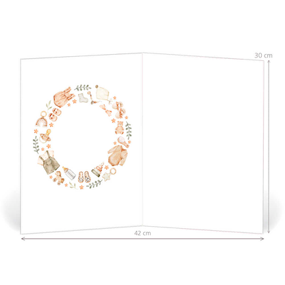 Artikelbild 2 für LUMA Glückwunschkarte Geburt und Taufe LU DINA4 13 DIN A4, 1 St., Artikelnummer 818769