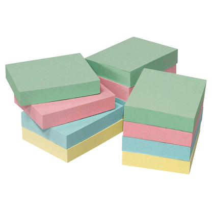 Artikelbild 2 für inFO Recycling Haftnotizen 5653-88BOX farbsortiert, 12 Blöcke, Artikelnummer 883350