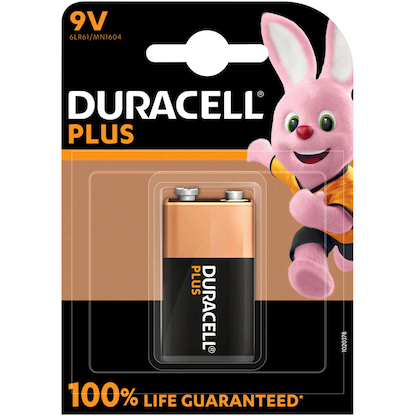 Artikelbild für DURACELL Batterie PLUS Alkali-Mangan E-Block 9,0 V, 1 St., Artikelnummer 561297