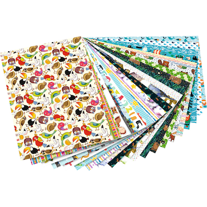 Artikelbild 2 für folia Motivblock Kids farbsortiert 270 g/qm 20 St., Artikelnummer 963344