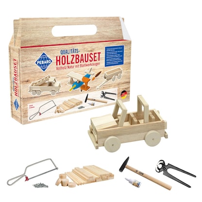 Artikelbild für PEBARO Bastelset Holzbau braun, Artikelnummer 229926