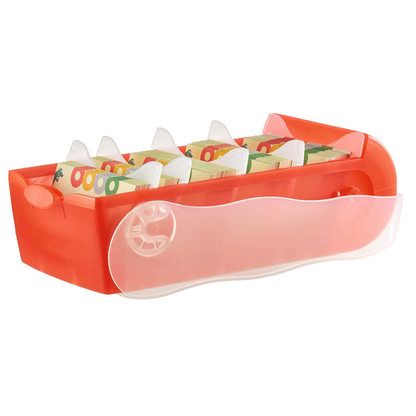 Artikelbild 3 für HAN Croco Karteikasten DIN A7 für 900 Karteikarten rot mit Deckel, Artikelnummer 572723