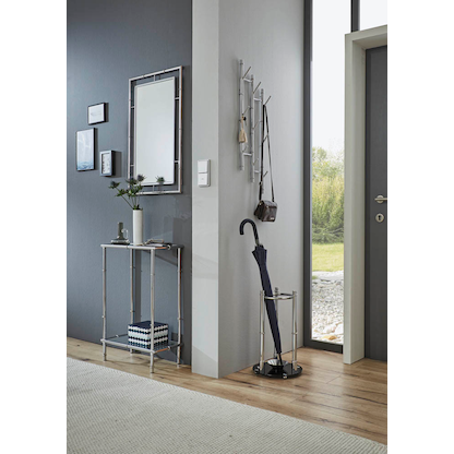 Artikelbild 2 für HAKU Möbel Konsolentisch rechteckig Glas silber 50,0 x 25,0 x 75,0 cm, 1 St., Artikelnummer 137154