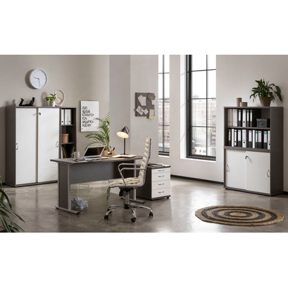 Artikelbild 5 für MÖBELPARTNER Aktenregal 4000 eschegrau 100,0 x 39,5 x 77,4 cm, 1 St., Artikelnummer 895997