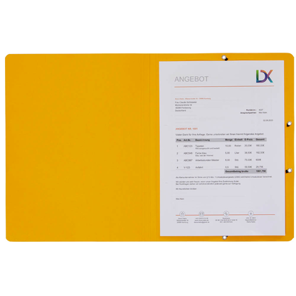 Artikelbild 3 für Exacompta Eckspanner DIN A4 gelb, 5 St., Artikelnummer 286935