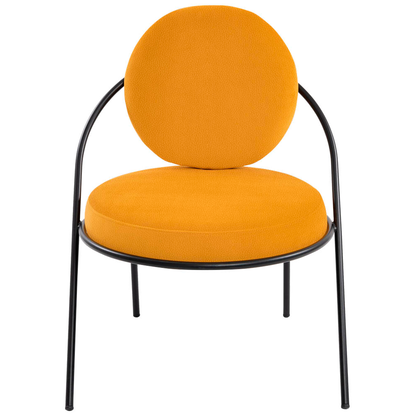 Artikelbild 4 für meet powered by PAPERFLOW Sessel SATURNE safran schwarz Kunstleder 70,0 x 73,0 x 88,0 cm, 2 St., Artikelnummer 230662