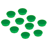 Artikelbild 1 für FRANKEN Haftmagnet Magnete grün, Kunststoff Ø 2,4 x 0,63 cm, 10 St., Artikelnummer 530480