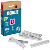 Artikelbild 1 für novus Tackerklammern 53F Flachdraht 8 mm, 1.200 St., Artikelnummer 712199