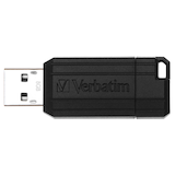 Artikelbild 1 für verbatim USB-Stick PinStripe schwarz 8 GB, 1 St., Artikelnummer 424671