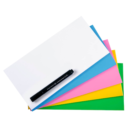 Artikelbild für Legamaster Moderationskarten Magic-Chart Notes farbsortiert 10,0 x 20,0 cm, 250 St., Artikelnummer 367817