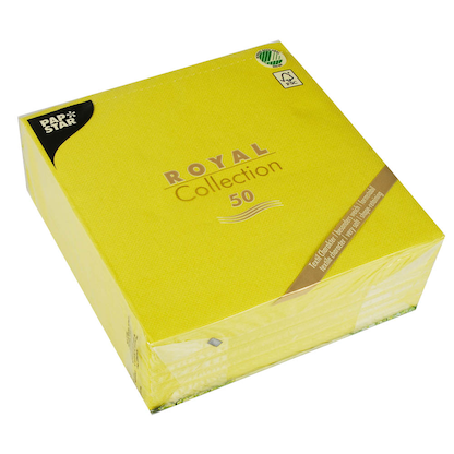 Artikelbild für PAPSTAR Servietten limonengrün 3-lagig 40,0 x 40,0 cm, 50 St., Artikelnummer 293233