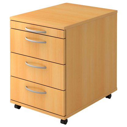 Artikelbild für HAMMERBACHER Altus Rollcontainer buche 4 Auszüge 42,8 x 58,0 x 59,0 cm, Artikelnummer 203554