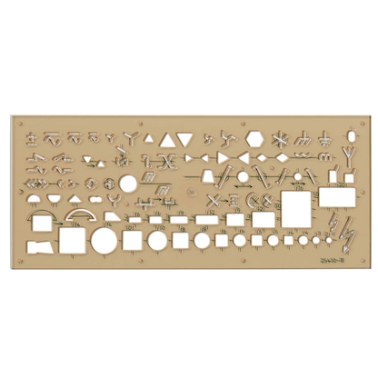Artikelbild 6 für KOH-I-NOOR Zeichenschablonen-Set Elektro transparent, Artikelnummer 909919