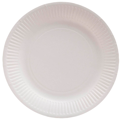 Artikelbild 3 für PROnappe Pappteller weiß 23,0 x 23,0 cm, 50 St., Artikelnummer 344998