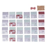 Artikelbild 1 für Rayher Adventskalender Papier Falthäuser mehrfarbig, Artikelnummer 433551