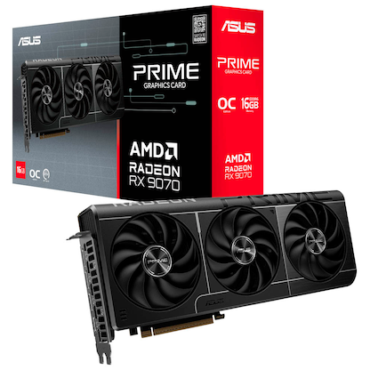 Artikelbild für ASUS Prime Radeon RX 9070 OC Edition Grafikkarte 16 GDDR6 256 Bit, Artikelnummer 685838