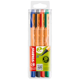 Artikelbild 1 für STABILO GREENpoint Filzstifte farbsortiert, 4 St., Artikelnummer 466581