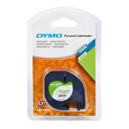 Artikelbild 3 für DYMO Schriftband LetraTag 91220 S0721510, 12 mm, schwarz auf weiß, 1 St., Artikelnummer 179069