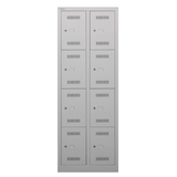 Artikelbild 1 für BISLEY Schließfachschrank MonoBloc ML06D4 lichtgrau ML06D4645, 8 Schließfächer 61,0 x 50,0 x 170,0 cm, Artikelnummer 571083