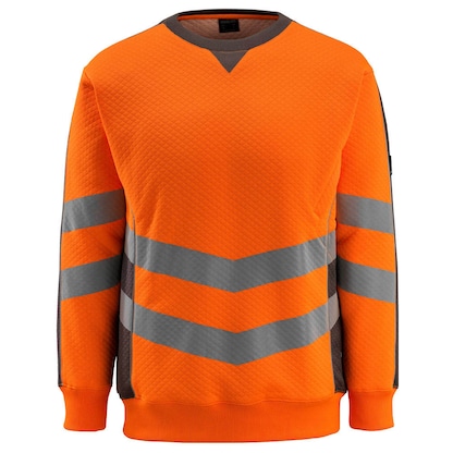 Artikelbild für MASCOT® unisex Warnschutz-Langarmshirt Wigton orange, dunkelanthrazit Größe L, 1 St., Artikelnummer 761684