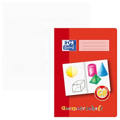 Artikelbild für OXFORD Geometriehefte Lineatur GR punktraster DIN A4 ohne Rand, 16 Blatt, 1 St., Artikelnummer 625681