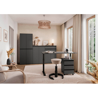 Artikelbild 6 für GERMANIA Aktenregal Bedano grafit 80,0 x 40,0 x 197,0 cm, 1 St., Artikelnummer 389146