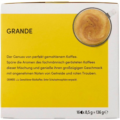 Artikelbild 7 für NESCAFÉ DOLCE GUSTO® Grande Generous & Round Kaffeekapseln, mild, 16 Stück, Artikelnummer 613352