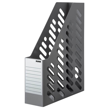 Artikelbild 3 für HAN Stehsammler Klassik 1600-191D dunkelgrau Kunststoff, DIN A4, 2 St., Artikelnummer 352536