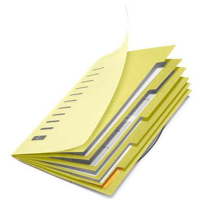 Artikelbild 2 für PAGNA Ordnungsmappe 6 Fächer gelb, 1 St., Artikelnummer 460337