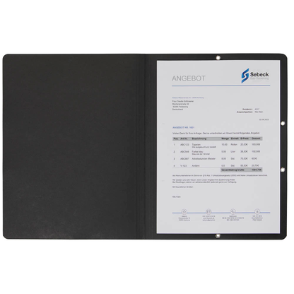 Artikelbild 4 für Exacompta Eckspanner DIN A4 schwarz, 5 St., Artikelnummer 287031