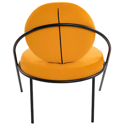 Artikelbild 5 für meet powered by PAPERFLOW Sessel SATURNE safran schwarz Kunstleder 70,0 x 73,0 x 88,0 cm, 2 St., Artikelnummer 230662