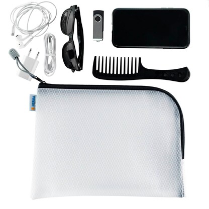 Artikelbild 3 für HERMA Reißverschlussbeutel DIN A5 transparent/schwarz, 1 St., Artikelnummer 650618