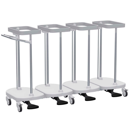 Artikelbild für BOI Wäschekorb Basic 4-fach hellgrau, 1 St., Artikelnummer 725589