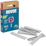 Artikelbild 1 für novus Tackerklammern 53F Flachdraht 6 mm, 1.200 St., Artikelnummer 712206
